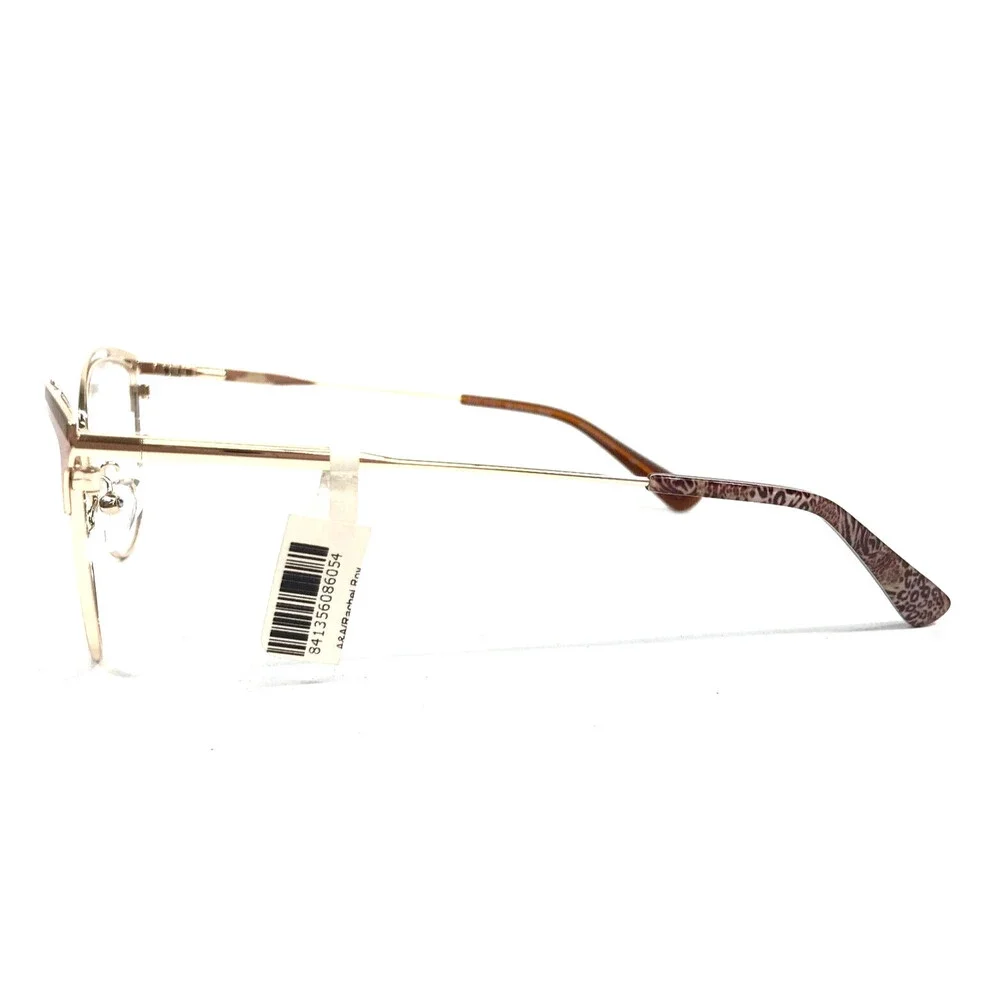 Rachel Roy Eyeglasses Frames ACHIEVE GOLD Rose Pink Cat Eye Full Rim 55-16-140